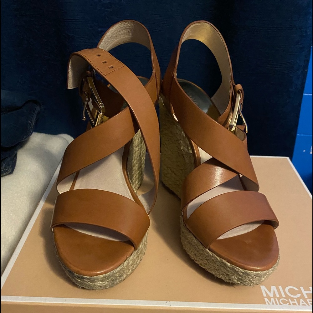 Michael Kors wedge heels size 7